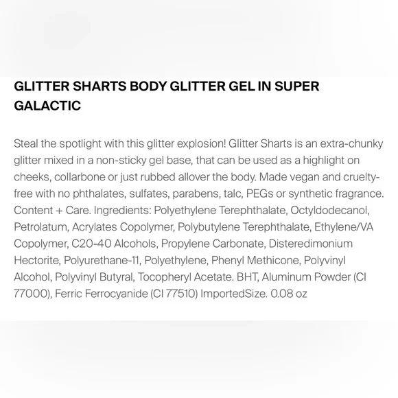 KimChi Glitter Sharts 01 5/$25 - Picture 2 of 13